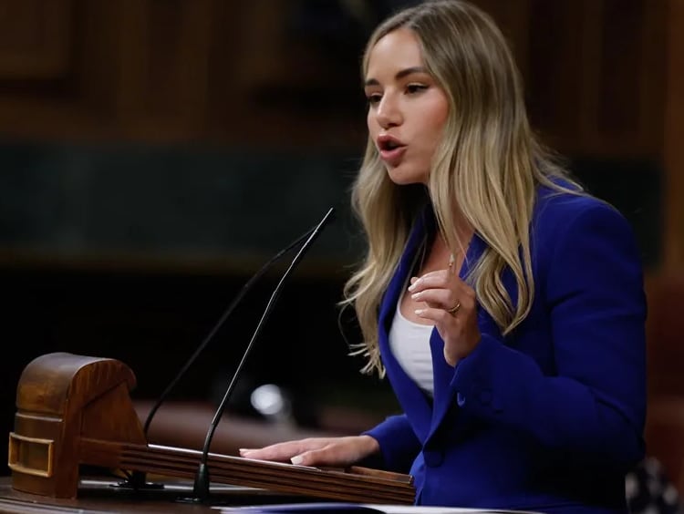 La diputada del PP Noelia Núñez, en el Congreso.