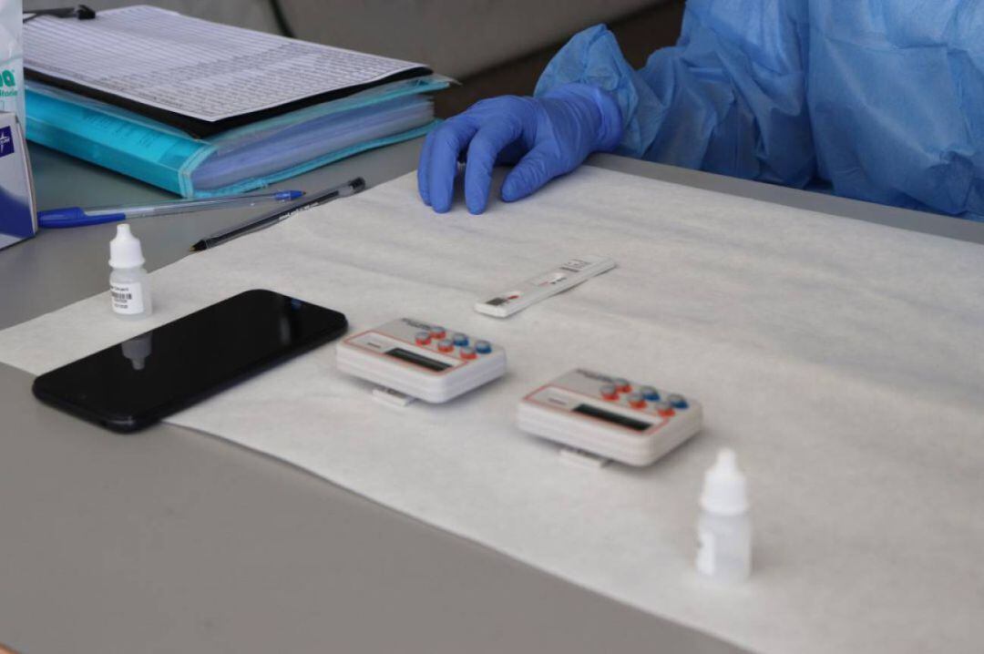 Pruebas de detección de la Covid 19