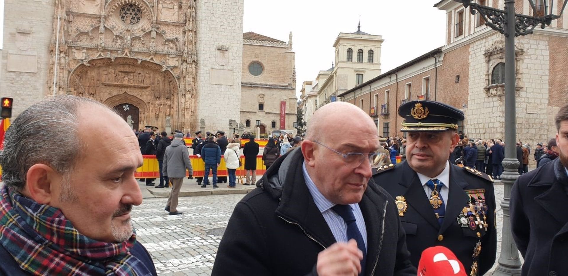 13/01/2024 El alcalde de Valladolid, Jesús Julio Carnero, en una atención a medios antesd de participar en la ceremonia de los 200 años de la creación de la Policía Nacional
ESPAÑA EUROPA CASTILLA Y LEÓN SOCIEDAD
