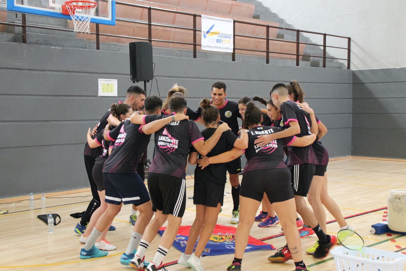 Jugadores del Lanzarote Raqueta Club.