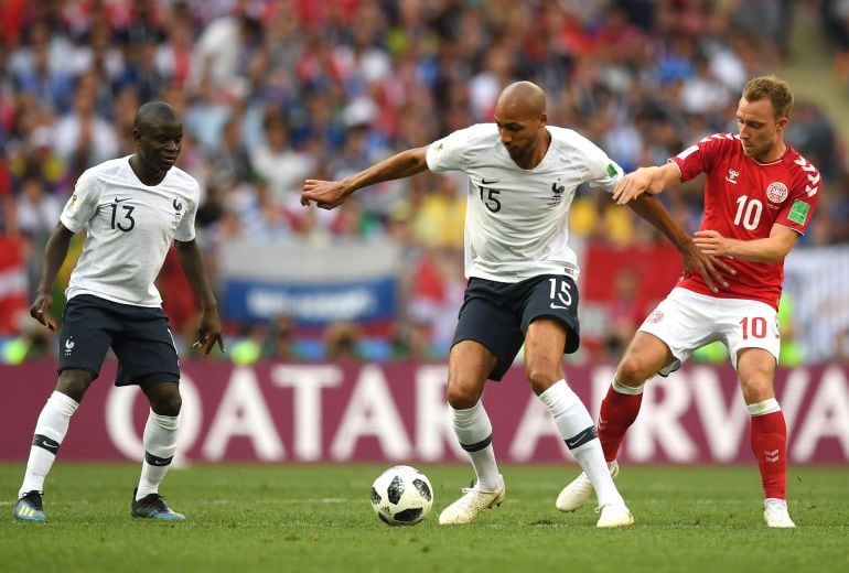 N&#039;Zonzi, con Francia, durante el Mundial