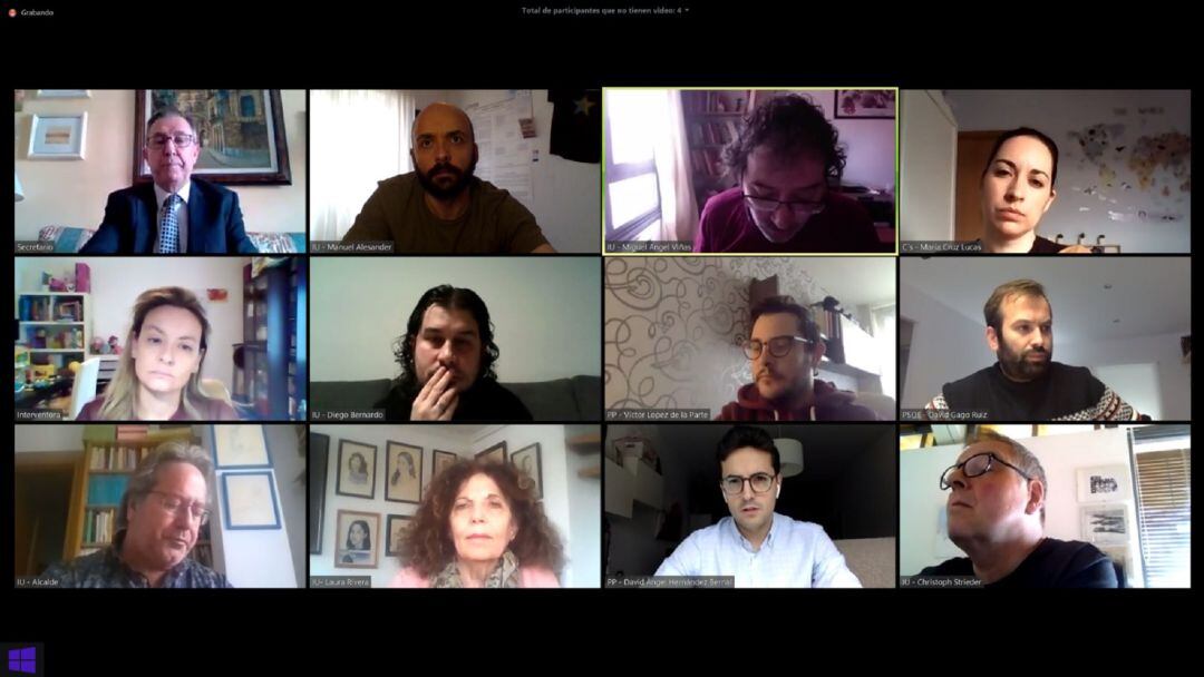 La Comisión de Hacienda esta vez fue telemática