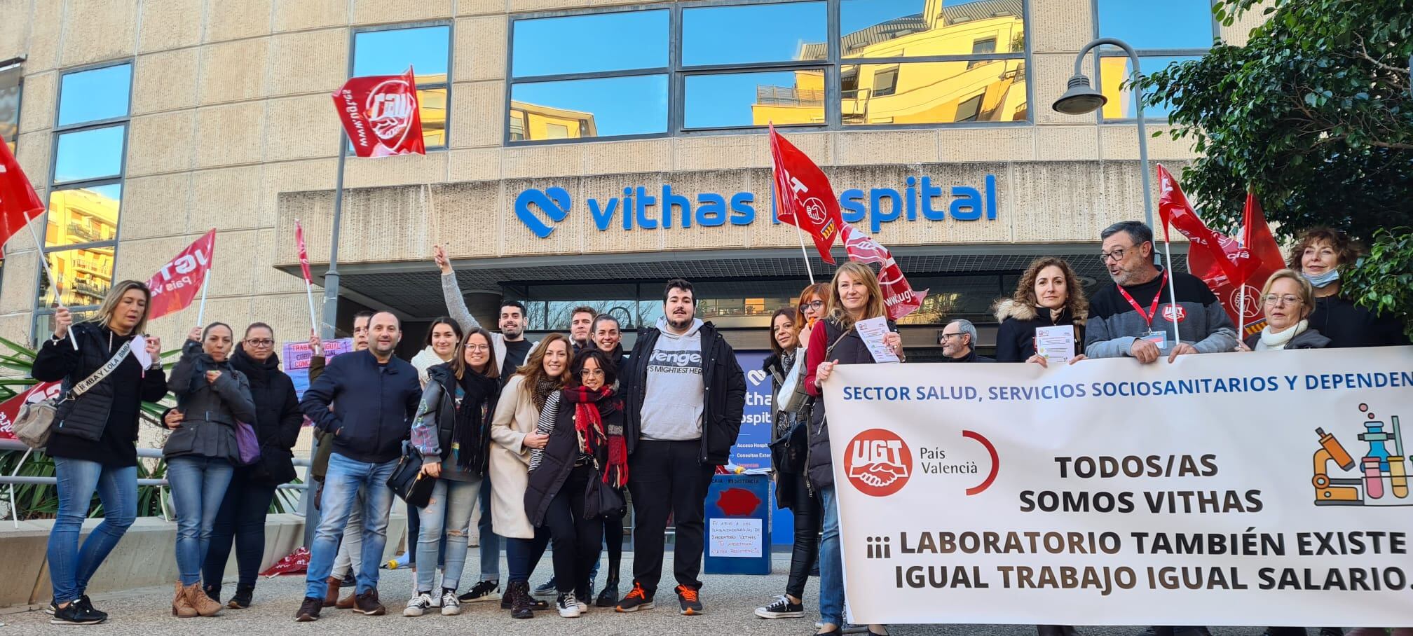 Protesta laboratorios Vithas