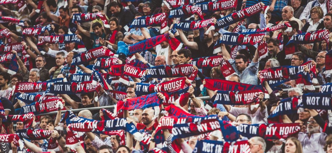 Imagen del público en un partido del Buesa Arena.