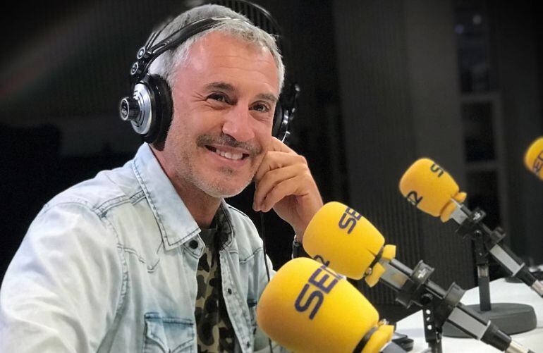 Sergio Dalma en los estudios de la SER