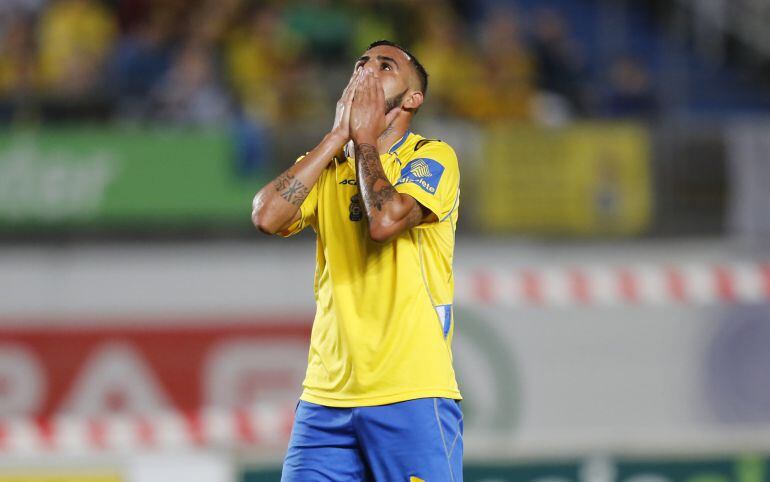 15/11/14 FUTBOL SEGUNDA DIVISION A PARTIDO UD LAS PALMAS - MIRANDES
 nauzet aleman