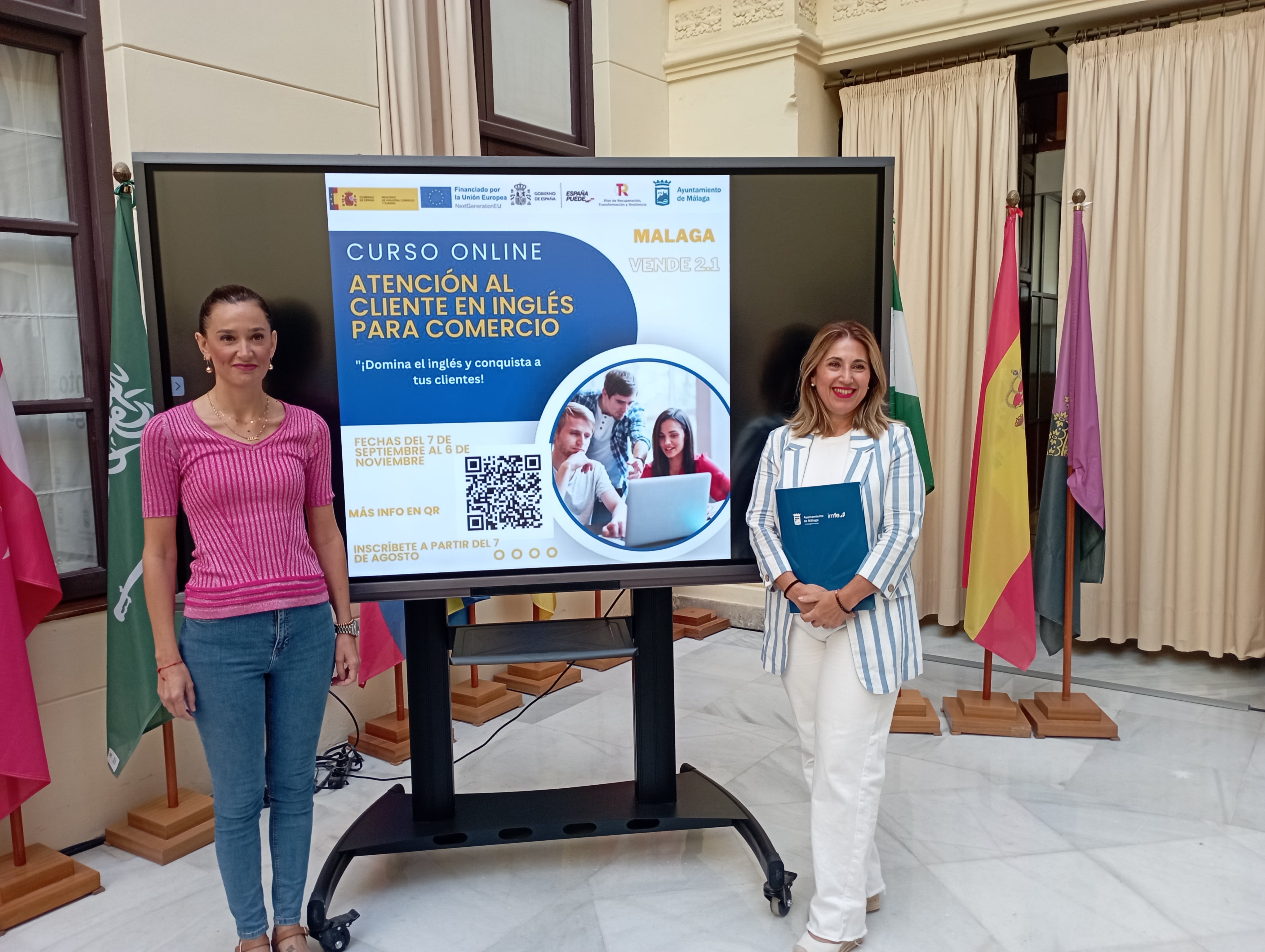 El Ayuntamiento de Málaga ofrece 500 cursos de inglés gratuitos