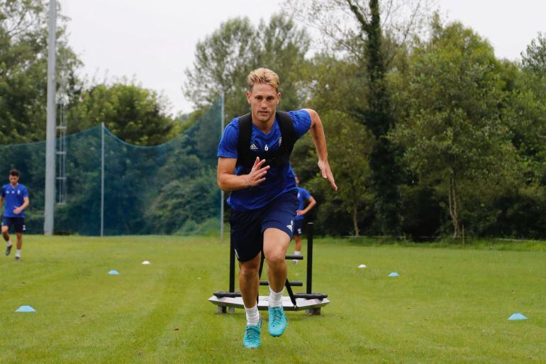 Carlos durante una sesión