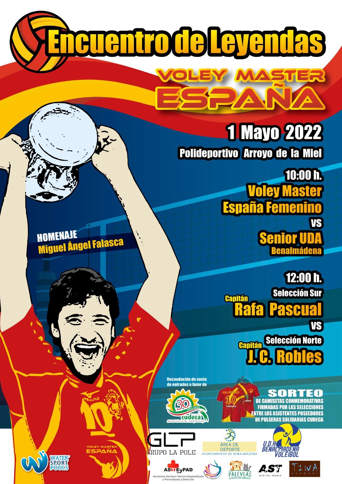 El que fuera gran jugador de voleibo Miguel Ángel Falasca será homenajeado este domingo en Benalmádena