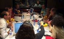 Mesa de &#039;Hora 25&#039; en el programa especial de la Diada con Àngels Barceló, Joan Herrera, Alfred Bosch y Montserrat Tura junto a los tertulianos