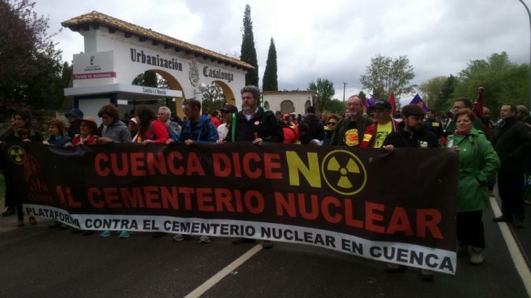 Las manifestaciones contra el ATC se han sucedido en la provincia en la última década