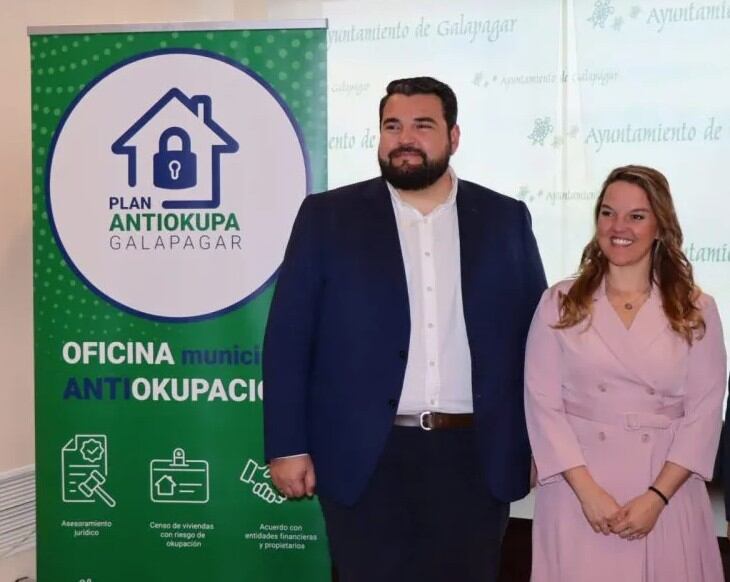 Imagen de la presentación de la Oficina Antiokupa de Galapagar