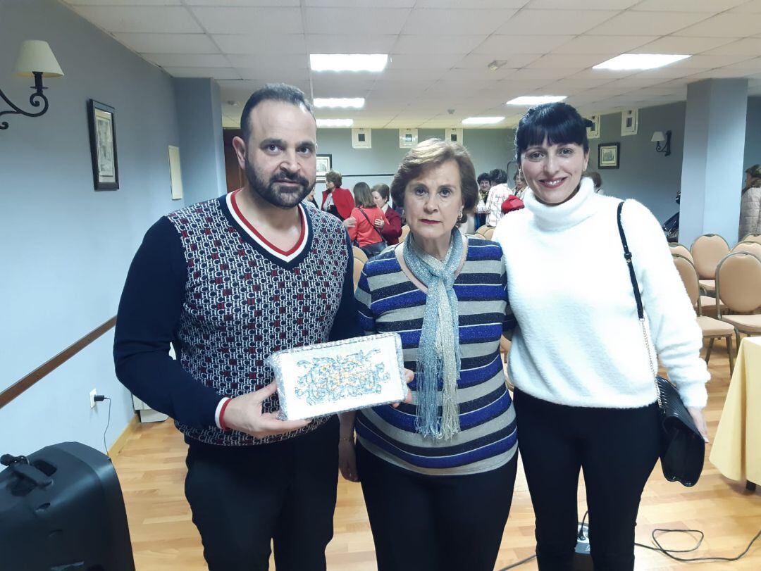 Nuria Sánchez, Ramón de Cangas y Andrea Calderón