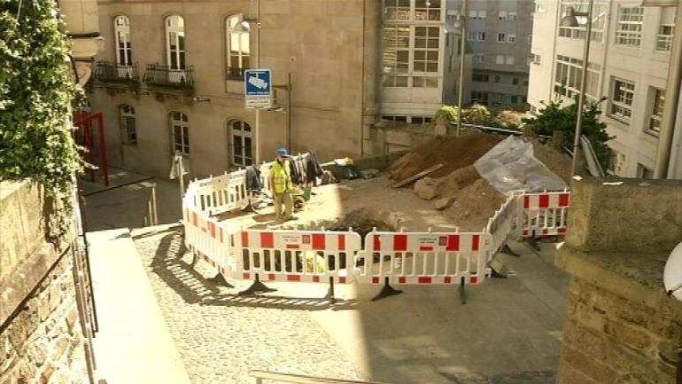 Las catas arqueológicas han terminado y se puede iniciar la segunda fase de las escaleras mecánicas