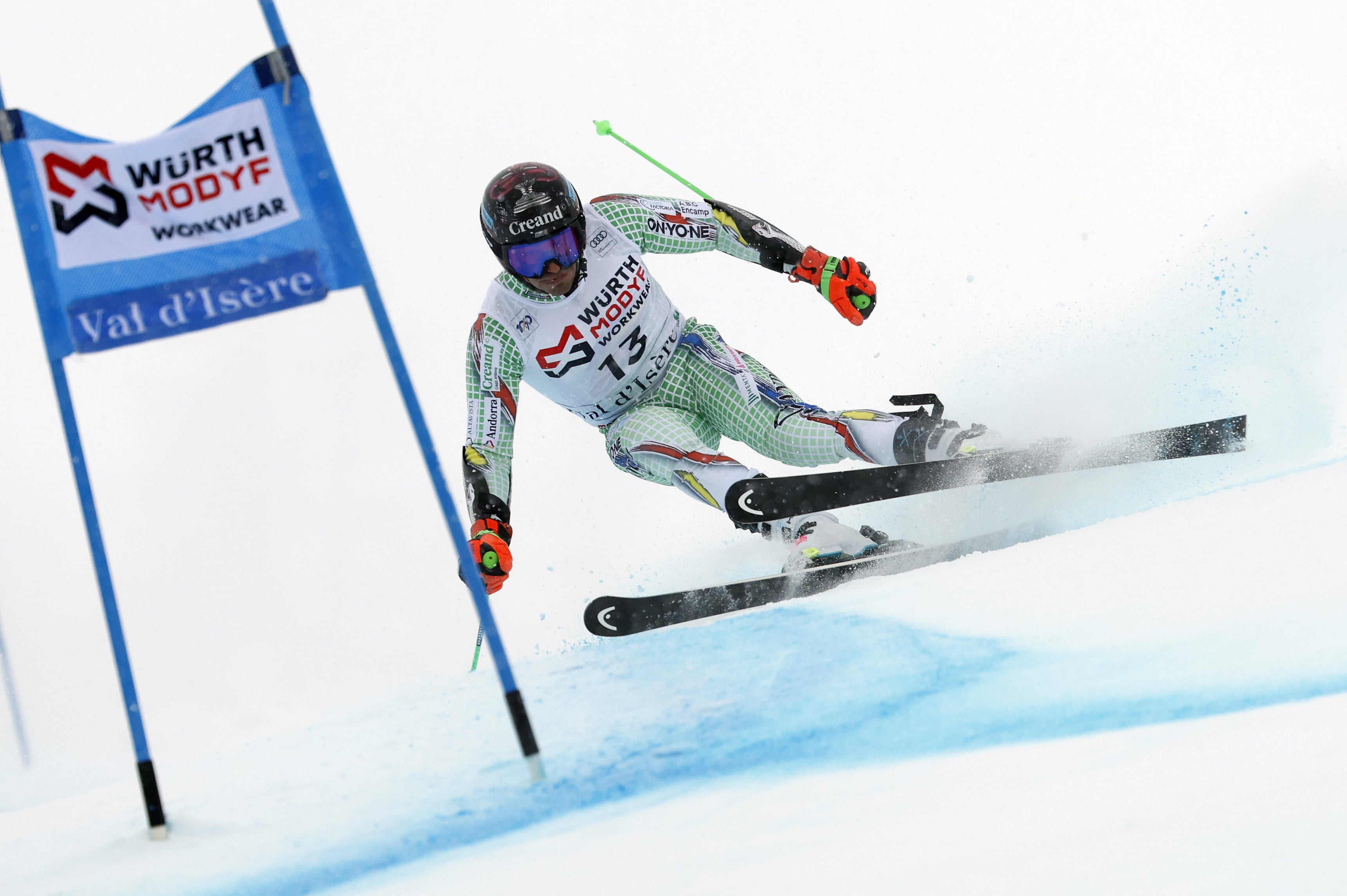 Joan Verdú a la prova de Val d&#039;Isere, el passat cap de setmana