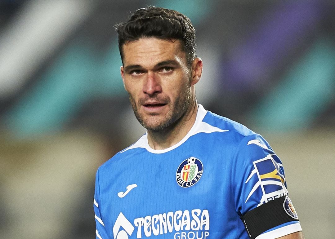 Jorge Molina, durante un partido del Getafe