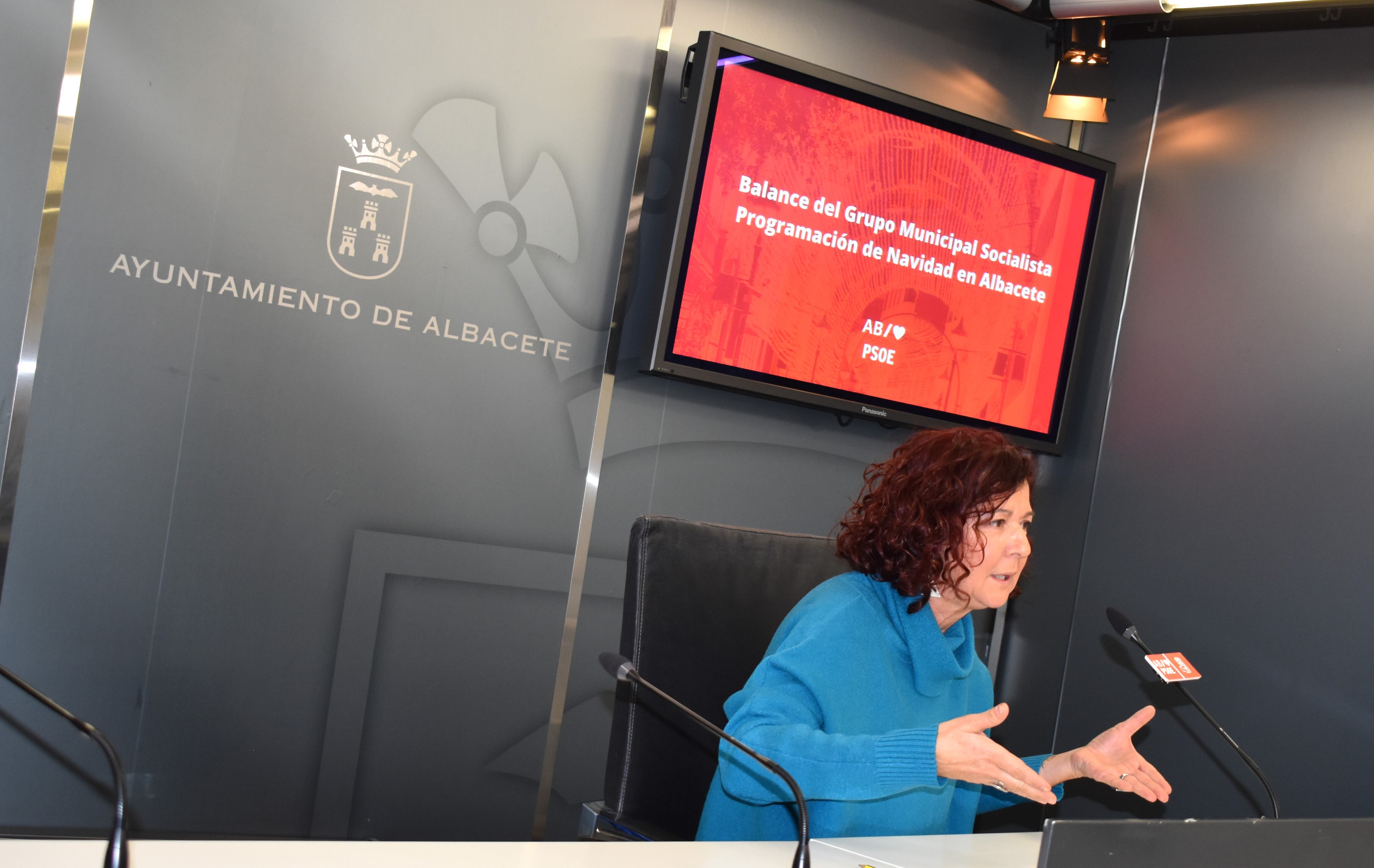 Marisa Sánchez, durante su comparecencia