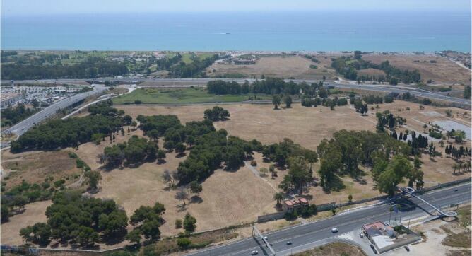 Terrenos del campamento Benítez en Málaga