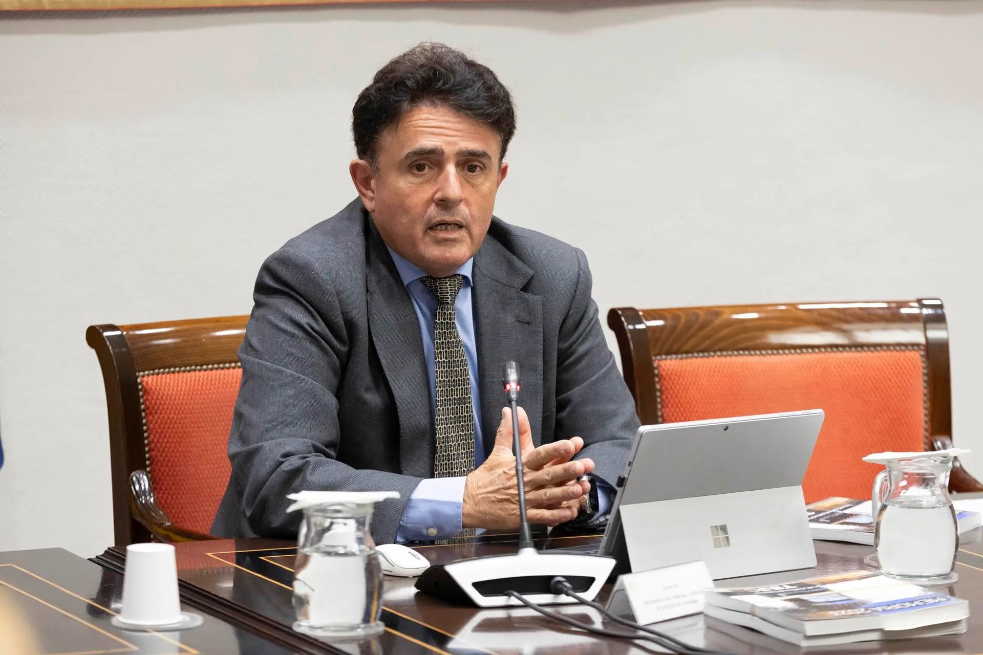 El presidente del Tribunal Superior de Justicia de Canarias, Juan Luis Lorenzo Bragado (EFE).