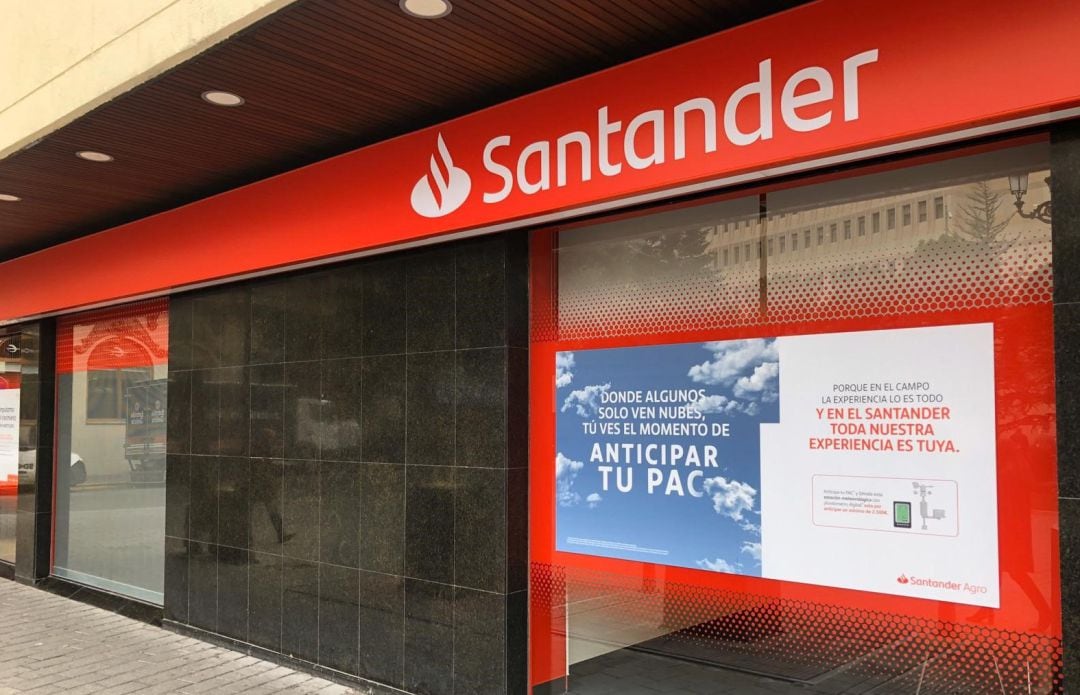 Una oficina de Banco Santander.