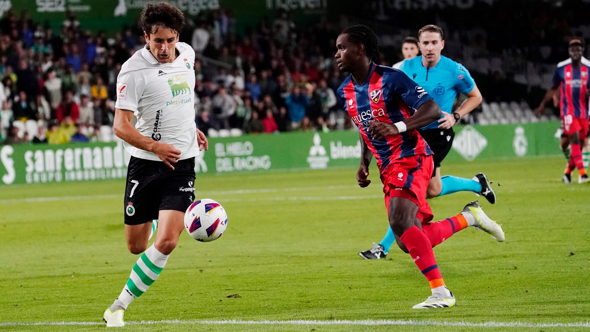 Sesma Espinosa en el Racing-Huesca. Jornada 3