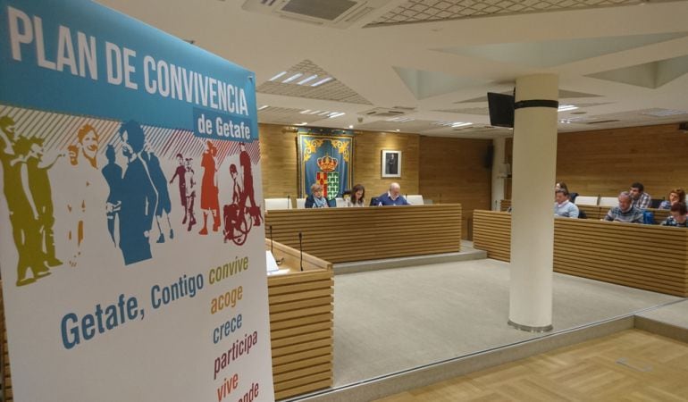 Presentación del borrador en el Ayuntamiento de Getafe