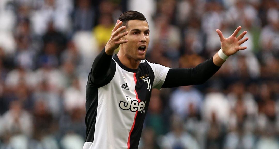 Cristiano Ronaldo, en un partido con la Juventus