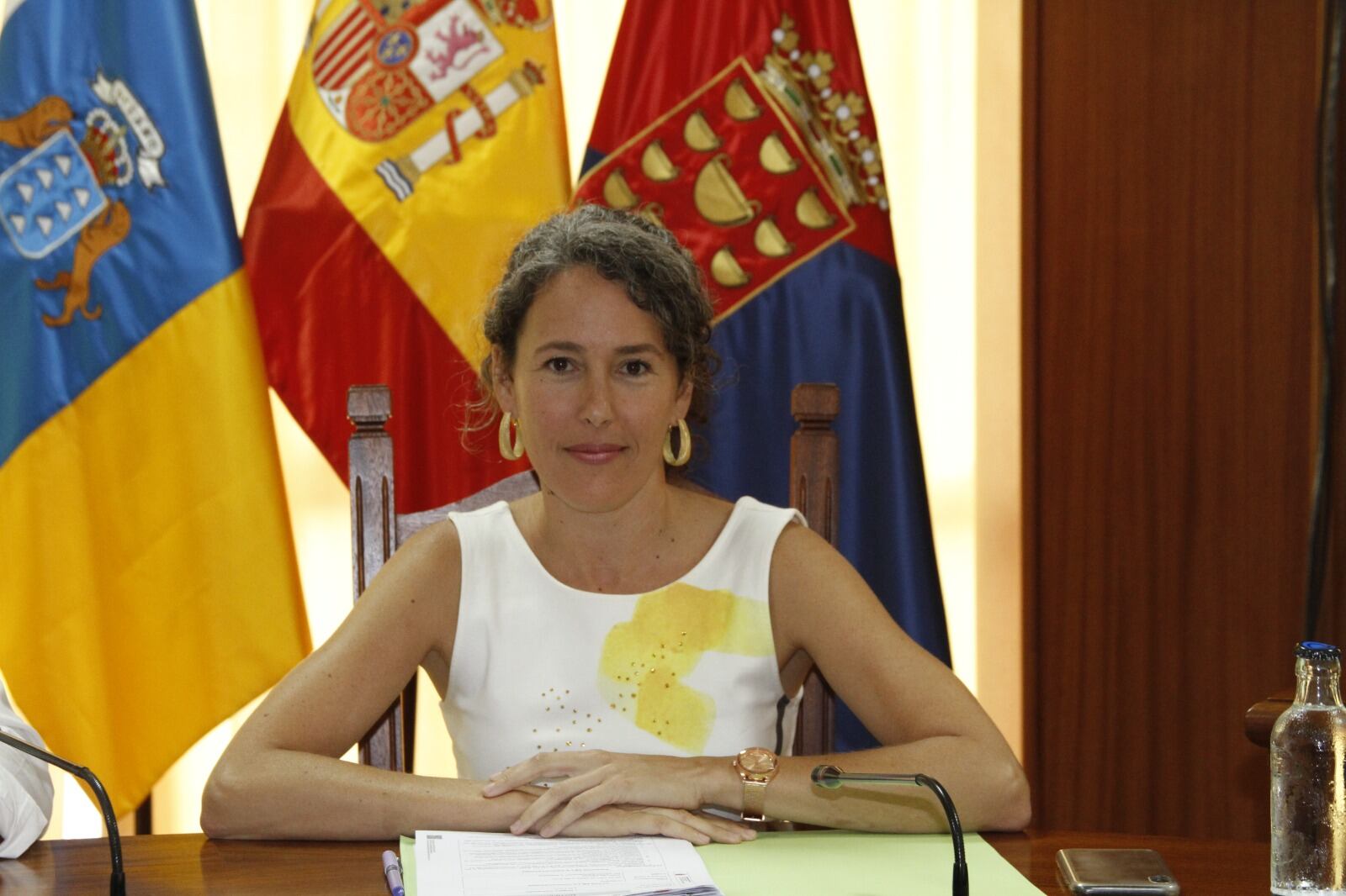 Ariagona González, portavoz del PSOE en el Cabildo de Lanzarote.