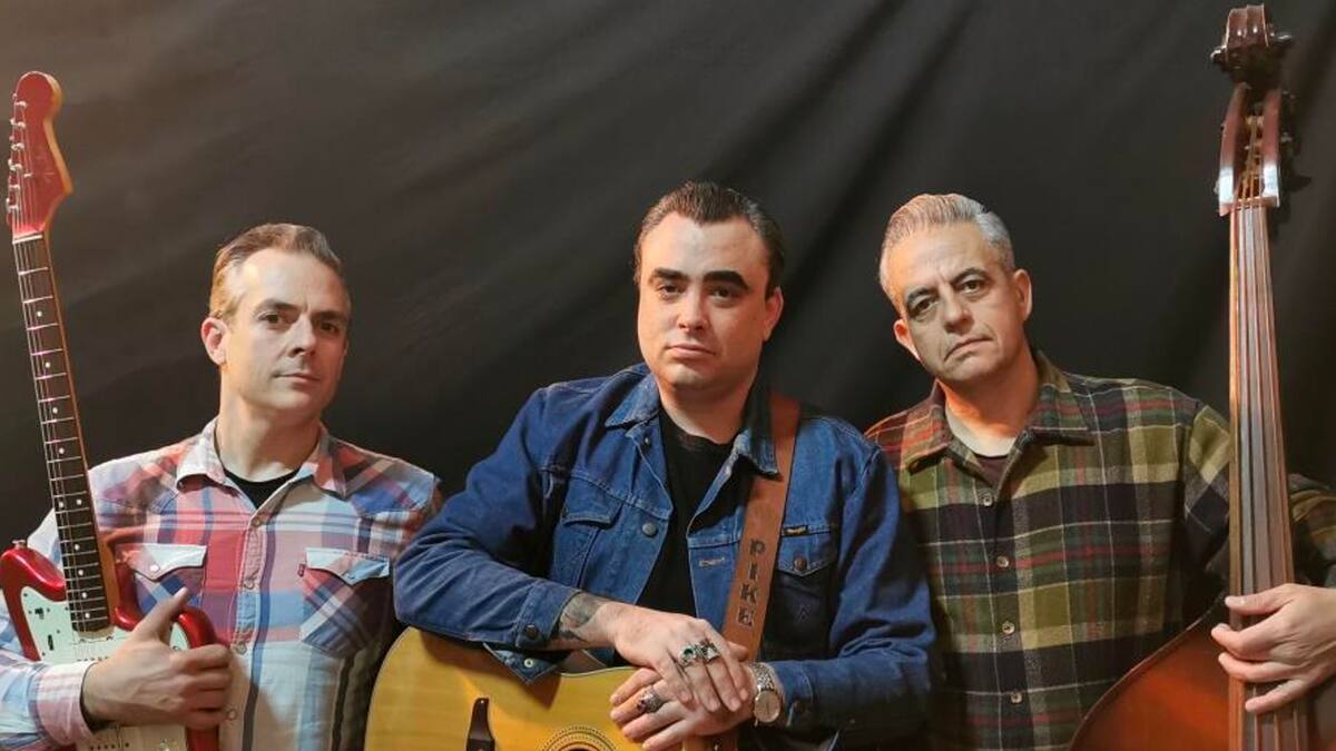 La banda de rockabilly Tru-Desert Trio, broche de oro para el VII festival Dave on my Mind