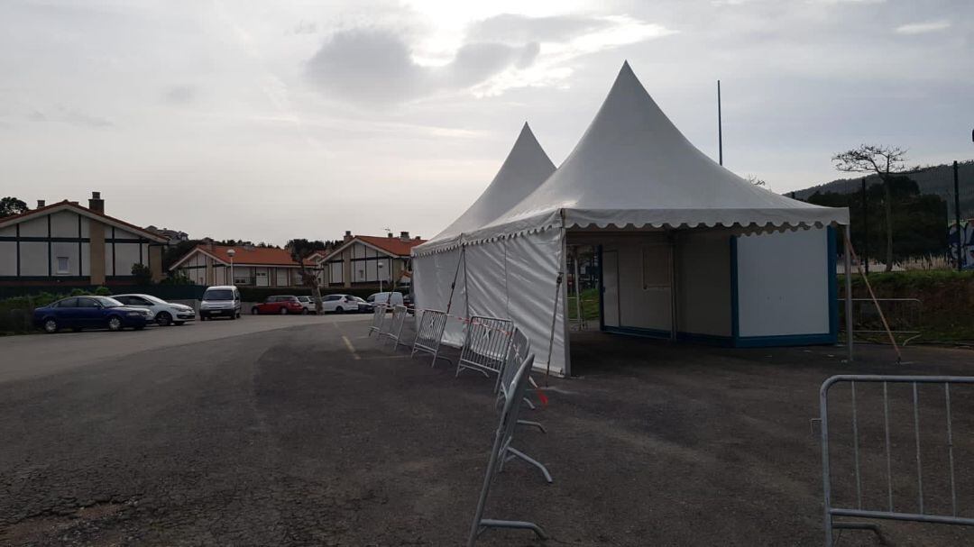 Instalaciones del coroauto de Castro Urdiales.