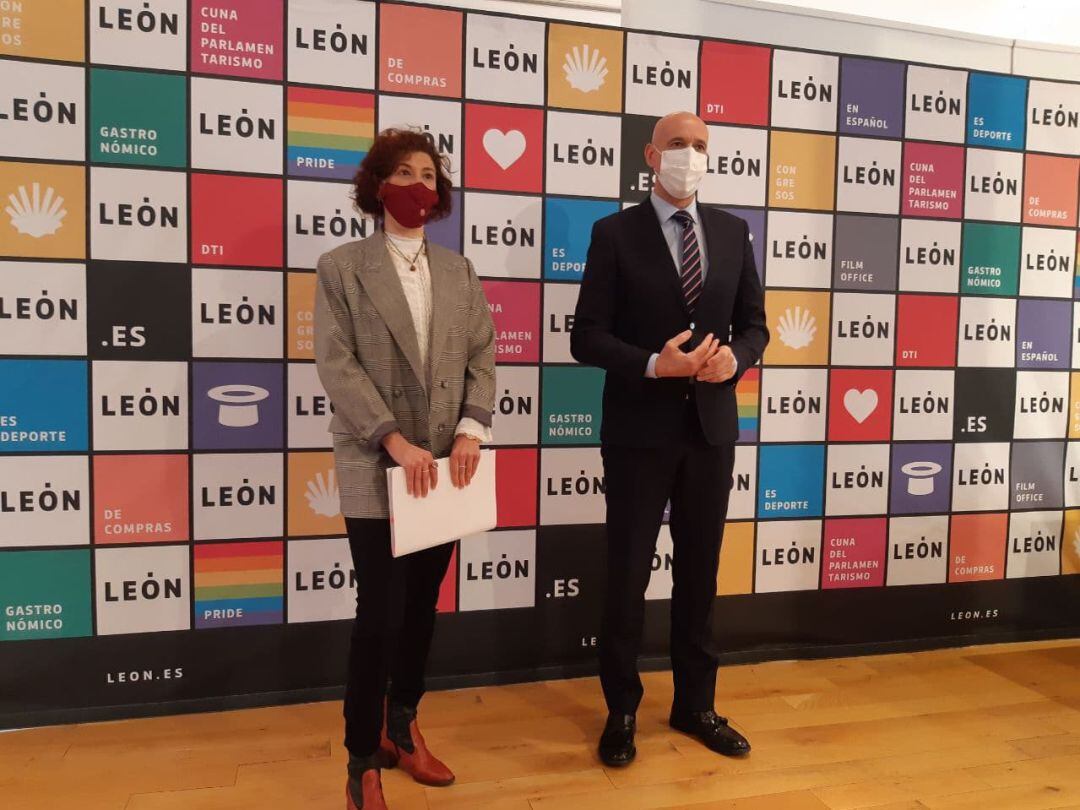 La concejala de Promoción Económica y el alcalde han presentado la nueva marca de León