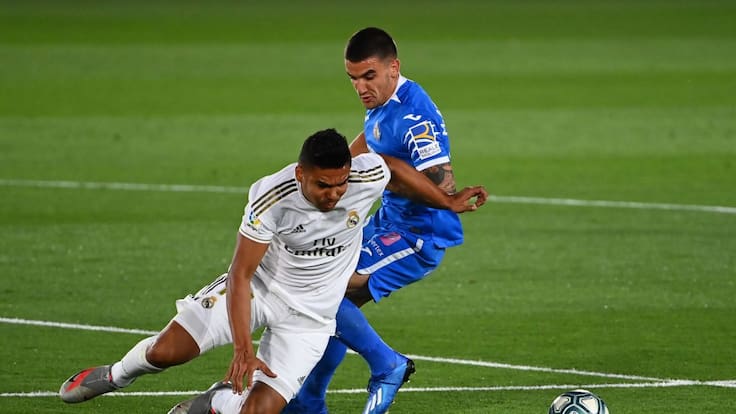 La jugada dudosa de Casemiro ante el Getafe