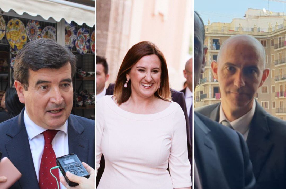 Fernando Giner, María José Català y Pepe Gosálbez