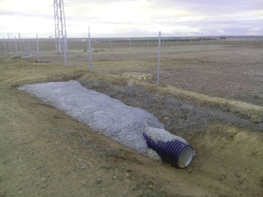 Obras de la granja de Cerecinos de Campos