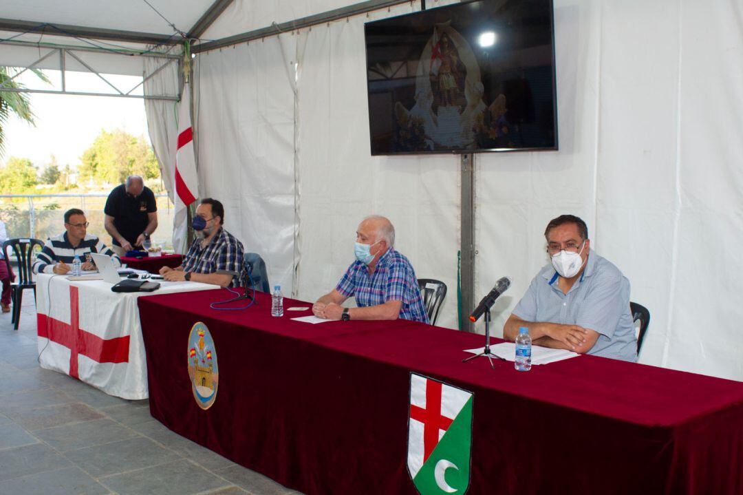 Mesa presidencial de la Asamblea General Ordinaria de la Asociación de San Jorge