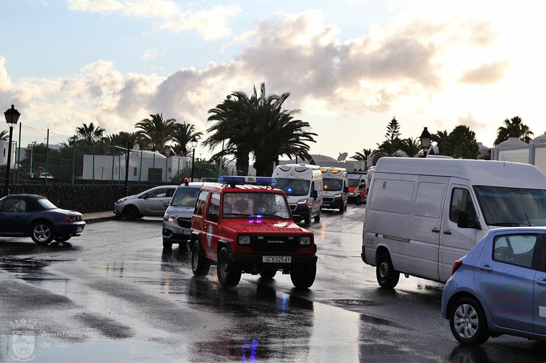 Una de las calles de Puerto del Carmen.