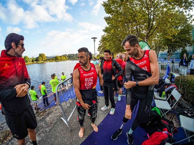 El triatleta almeriense siempre entre los más grandes.
