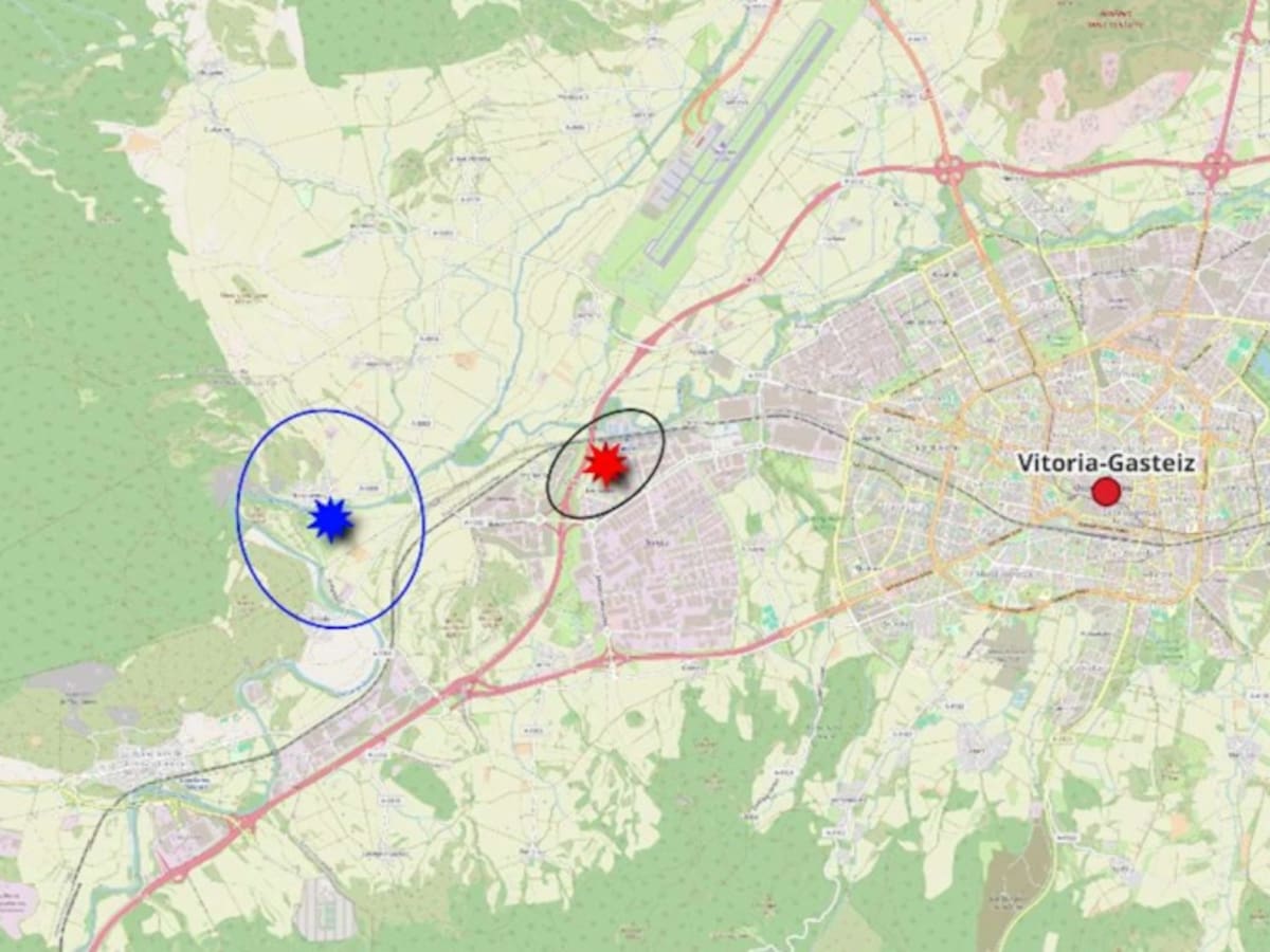 Nuevos datos del terremoto del 8 de diciembre: se desplaza el epicentro a Jundiz y baja la magnitud a 3,6 grados