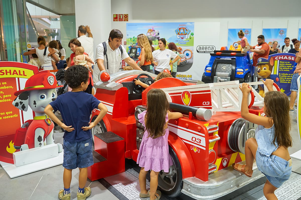 La Patrulla Canina ‘rescata’ a los peques del aburrimiento en el Centro Comercial Arena