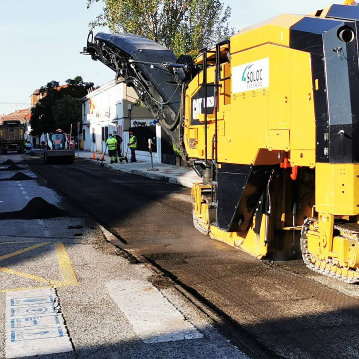 Operación asfalto en Azuqueca de Henares