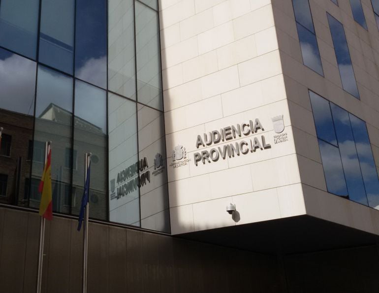 Vista del edificio de la Audiencia Provincial de Zaragoza. 