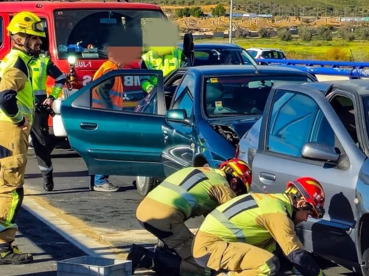 Un accidente múltiple en la Autovía A-42 vuelve a dejar atascos kilométricos en Toledo