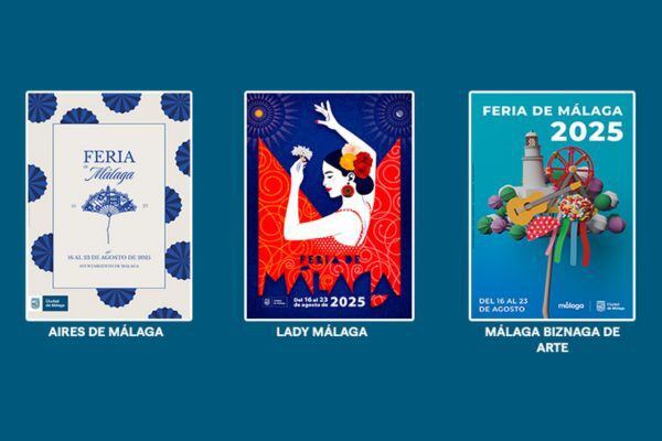 Excluidas dos obras finalistas del concurso del cartel anunciador de la Feria de Málaga 2025