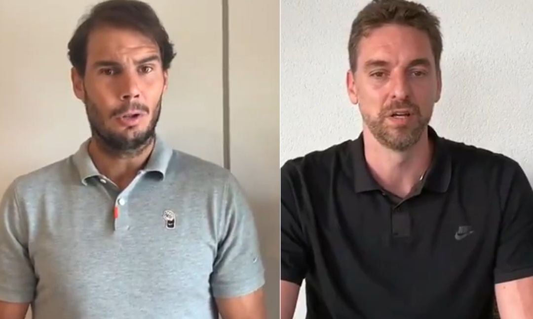 Rafa Nadal y Pau Gasol