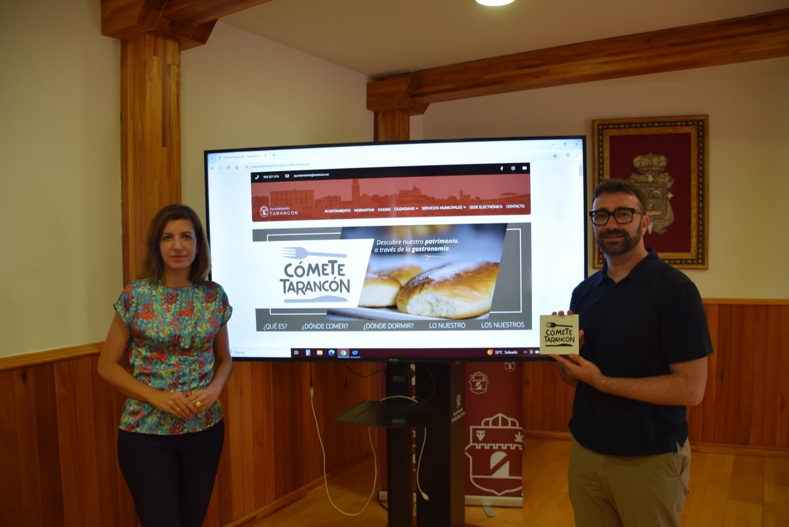 El Ayuntamiento presenta el portal virtual de ‘Cómete Tarancón’