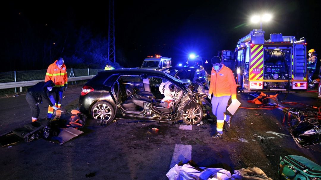 Imagen del accidente que tuvo lugar el pasado 19 de marzo.