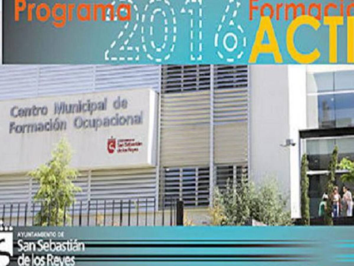 ‘Programa de Formación en Activo 2016’ de San Sebastián de los Reyes