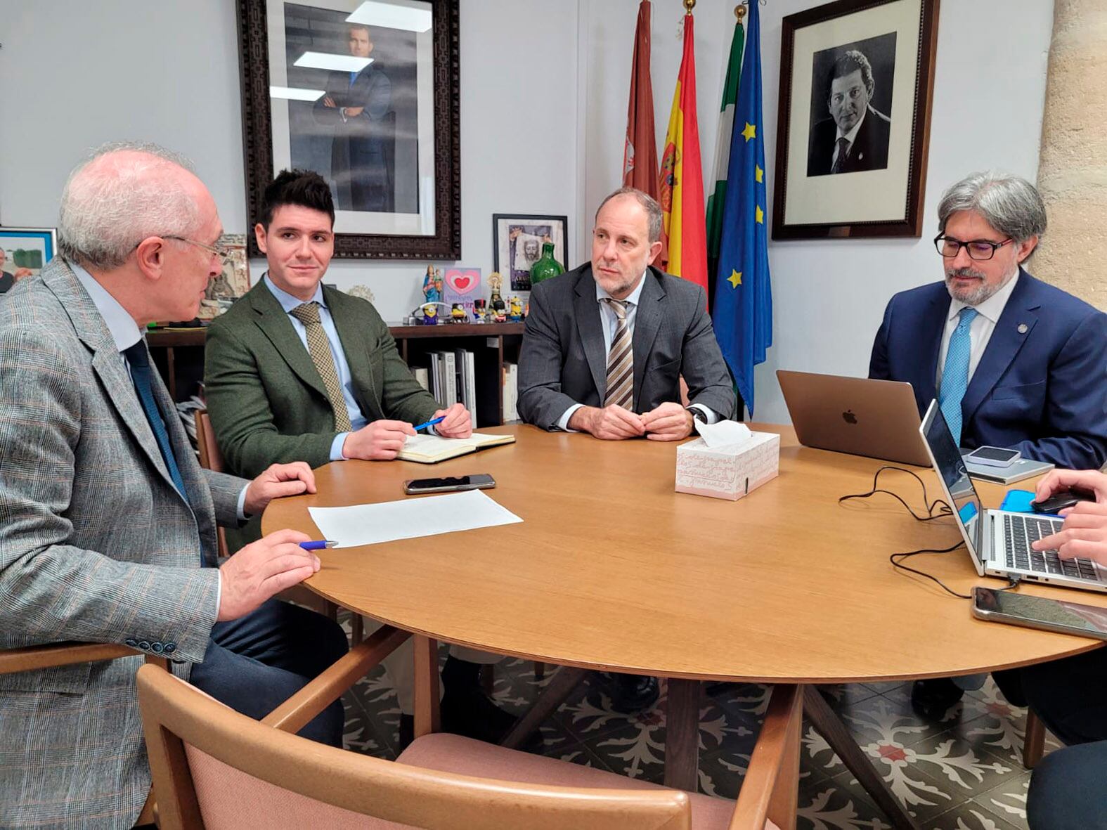 Reunión entre la Universidad de Jaén y Úbeda para la posible implantación del Master de Educación Secundaria