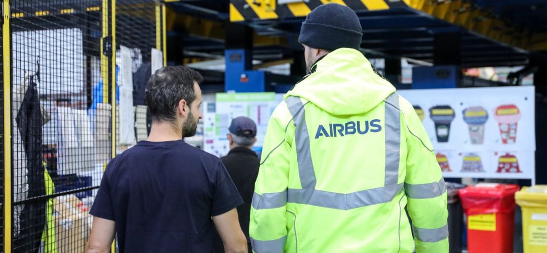 Operarios de Airbus