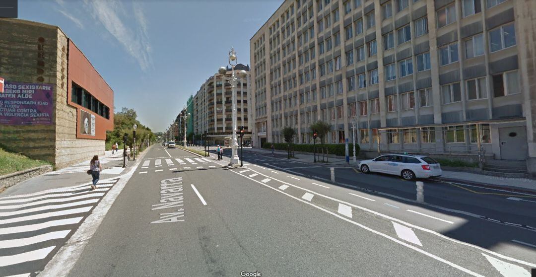 Vista de la Avenida de Navarra.